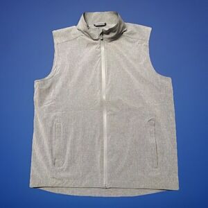 Holderness Bourne Conrad Vest Jacket XL Gray Full Zip Outdoor Golf